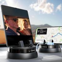 LISEN Car Phone Holder, 360° Rotatable Dashboard Mount, Non-Slip Navigation Holder for iPhone 16/15/14/13/12/11, Samsung, GP...