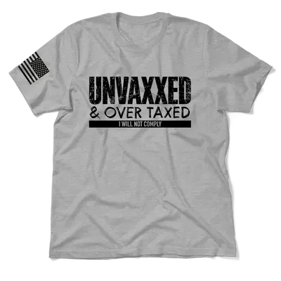 Over Taxxed - Heather Gray Hi-Vis T-Shirt