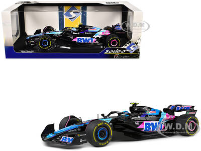Alpine A524 #10 Pierre Gasly BWT Formula One F1 Monaco GP (2024) Competition Series 1/18 Diecast Model Car by Solido