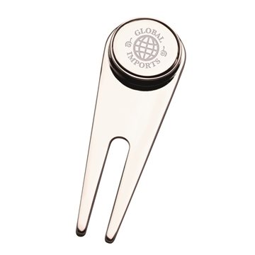 50 Customized Magnetic Divot Repair Tool with Ball Marker - Metal