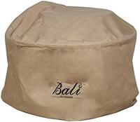 BALI OUTDOORS Round Fire Pit Covers, Waterproof and Weather Resistant PVC Material, Brown