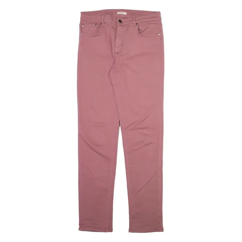 BARBOUR Womens Trousers Pink Slim Straight W30 L31