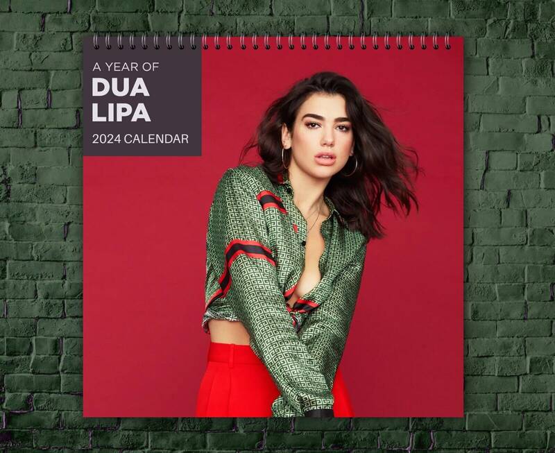 Dua Lipa Calendar 2024 | Celebrity Calendar | Dua Lipa 2024 Wall Calendar