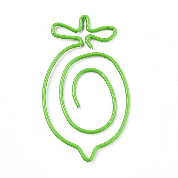 Lemon Shape Iron & Plastic Paperclips