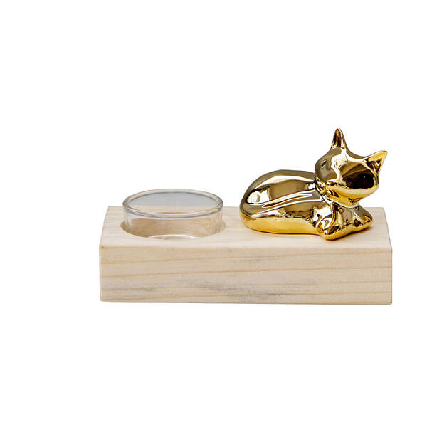 Ceramic Fox Candle Holder