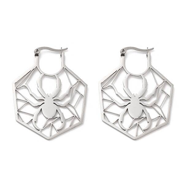 Non-Tarnish 304 Stainless Steel Hoop Earrings
