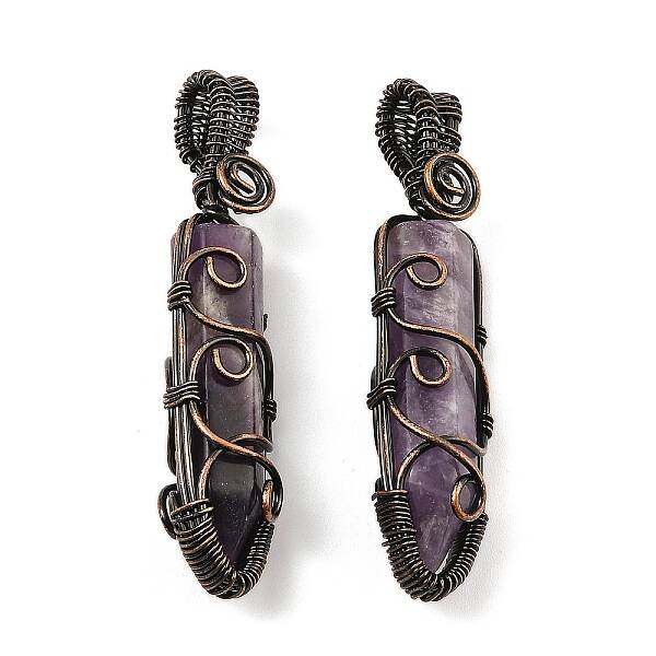 Natural Amethyst Pendants