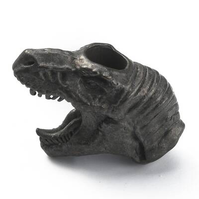 Dinosaur Head Shaped Brass Beads