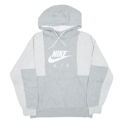 NIKE AIR Mens Grey Hoodie S