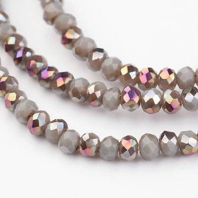 Electroplate Glass Beads Strands