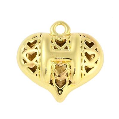 Hollow Brass Pendants for Valentine's Day