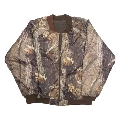 Realtree Mens Bomber Jacket Green XL