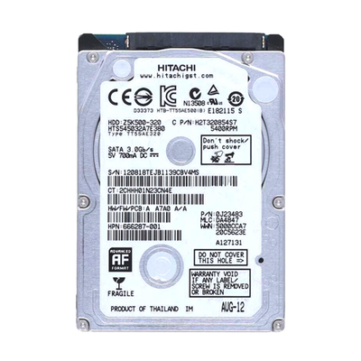 666287-001 HP 320GB 5400RPM SATA 3Gb/s 8MB Cache 2.5-inch Hard Drive