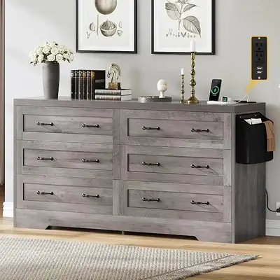 DWVO 6 Drawer Dresser, 59\
