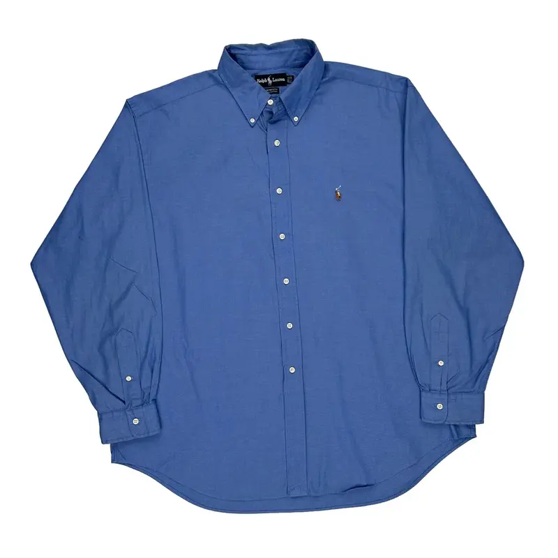 Yarmouth Ralph Lauren Shirt - XL Blue Cotton | Size: x-large