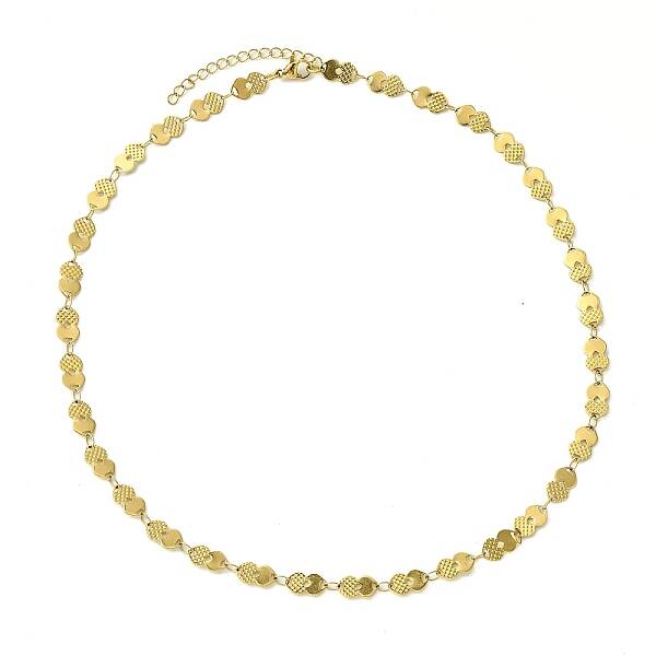 Ion Plating(IP) 304 Stainless Steel Boston Link Chain Necklaces for Women