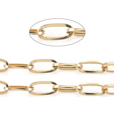 Ion Plating(IP) 304 Stainless Steel Paperclip Chains