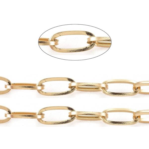 Ion Plating(IP) 304 Stainless Steel Paperclip Chains