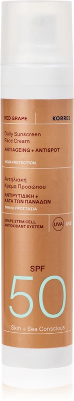 Korres Red Grape Protective Tanning Cream SPF 50 50 ml