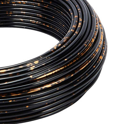 BENECREAT 23 Feet 3 Gauge Aluminum Wire Black Bendable Metal Sculpting Wire for Floral Model Skeleton Art Making and Beading ...