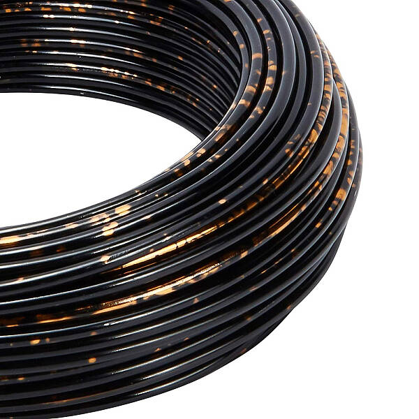 BENECREAT 23 Feet 3 Gauge Aluminum Wire Black Bendable Metal Sculpting Wire for Floral Model Skeleton Art Making and Beading ...