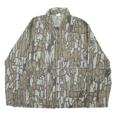 REBARK Mens Lined Jacket Brown L