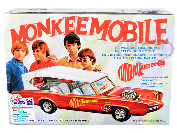 Skill 2 Model Kit Monkeemobile The Monkees (1966-1968) TV Series 1/25 Scale Model Car by MPC