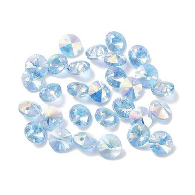 Electroplate Transparent Glass Beads