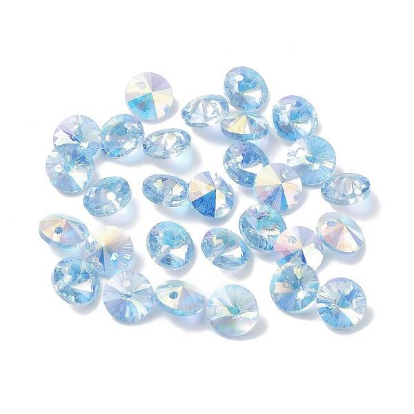 Electroplate Transparent Glass Beads