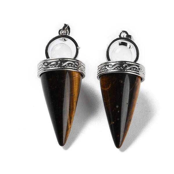 Natural Tiger Eye Pendants