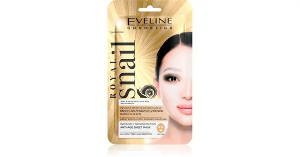 Eveline Cosmetics Royal Snail Smoothing Hydrating Mask With Snail Slime Extract 1 Pc