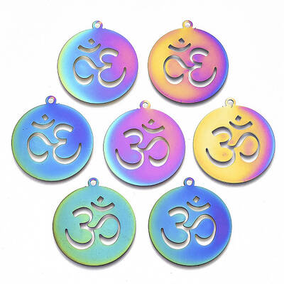 Ion Plating(IP) 201 Stainless Steel Pendants