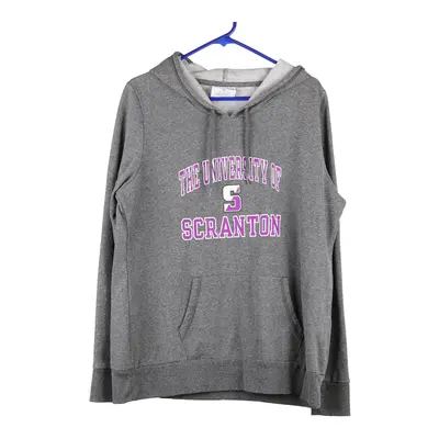 University Of Scranton Champion Hoodie - 2XL Grey Cotton Blend