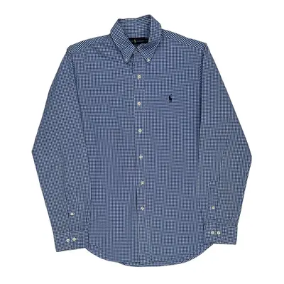 Ralph Lauren Checked Shirt - Medium Blue Cotton