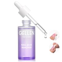 Gellen Nail Glue Remover for Press on Nails 40ML -  for UV Nail Glue, Non-Acetone Gentle Glue Off for False Nails Glue Tips, ...