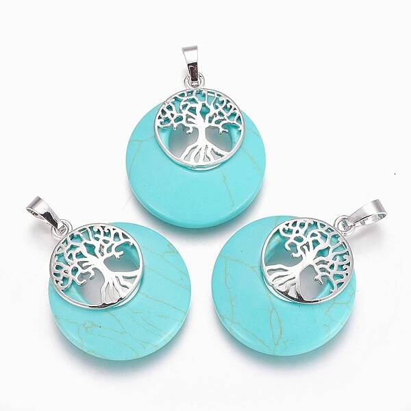 Synthetic Turquoise Pendants