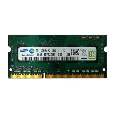 Samsung M471B5773DH0-CK0 | 2GB DDR3-1600MHz PC3-12800 Non-ECC Unbuffered SODIMM CL11 1Rx8 1.5V 204-Pin Memory Module