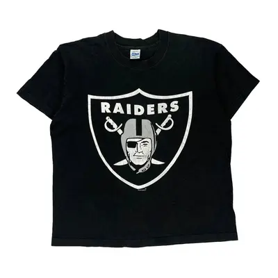 Las Vegas Raiders Salem Nfl T-Shirt - Large Black Cotton