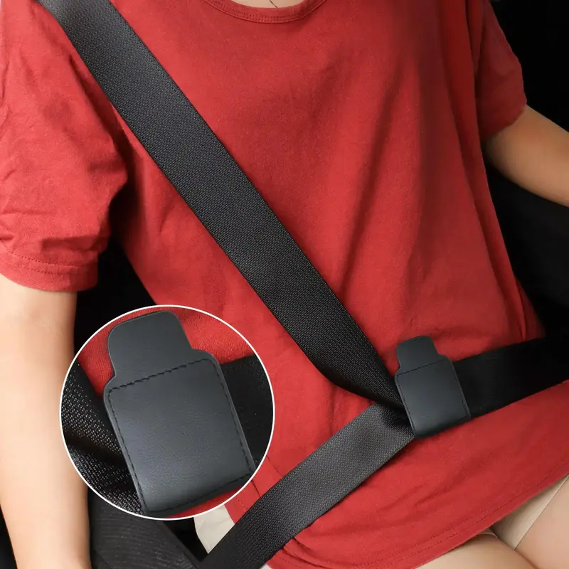 Adjustable Car Seat Belt, 1 Count Car Seat Belt Adjuster, Car Seat Belt Buckle Holder, Car Seat Belt Clip for Kids, Pregnant ...