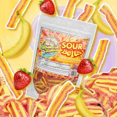 Strawberry Banana Sour Belts