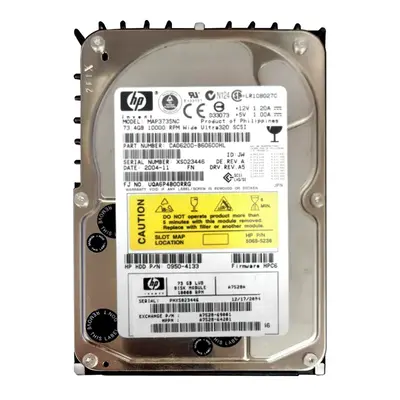 A7528-64201 HP 72.8GB Ultra-320 SCSI 10000 3.5-inch Hard Drive