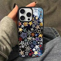 Star Pattern Smartphone Case, Anti-drop Total Protective Phone Protector Cover, Phone Accessories Compatible with iPhone 6 7 ...