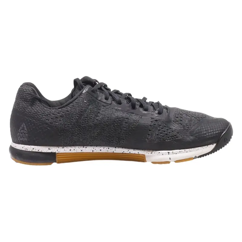 REEBOK Sneaker Trainers Black Canvas Mens UK 11