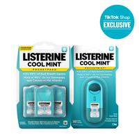Listerine TikTok Shop Duo Pack, PocketPaks Fresh Breath Strips & Pocketmist Fresh Breath Spray (Available in Cool Mint and Fr...