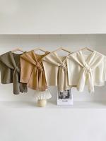 Solid Color Knitted Shawl, Casual Versatile Scarf for Women, Fashion Accessories for Daily Wear
