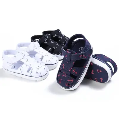 Baby sandals for boys are soft and comfortable toddler sandals.