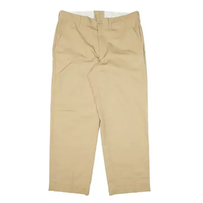 RED KAP Workwear Trousers Beige Relaxed Straight Mens W36 L30