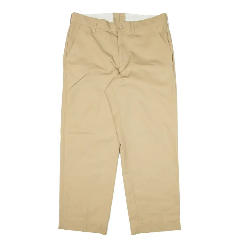 RED KAP Workwear Trousers Beige Relaxed Straight Mens W36 L30