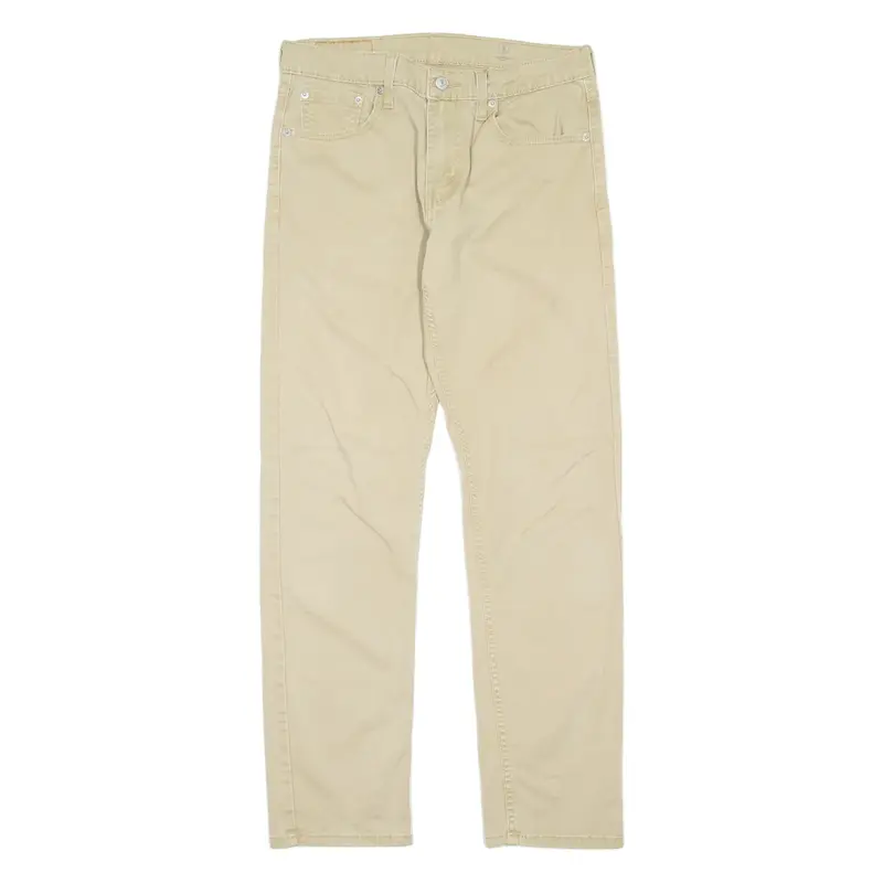 LEVI'S Mens Trousers Beige Regular Straight W30 L32