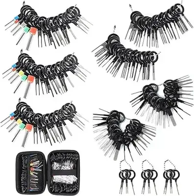 139 Pcs Terminal Removal Tool Kit Depinning Tool Electrical Connector Pin Extractor Tool Set Release for Automotive Car House...